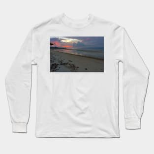 Sunset Colors Bathe Siquijor Beach Long Sleeve T-Shirt